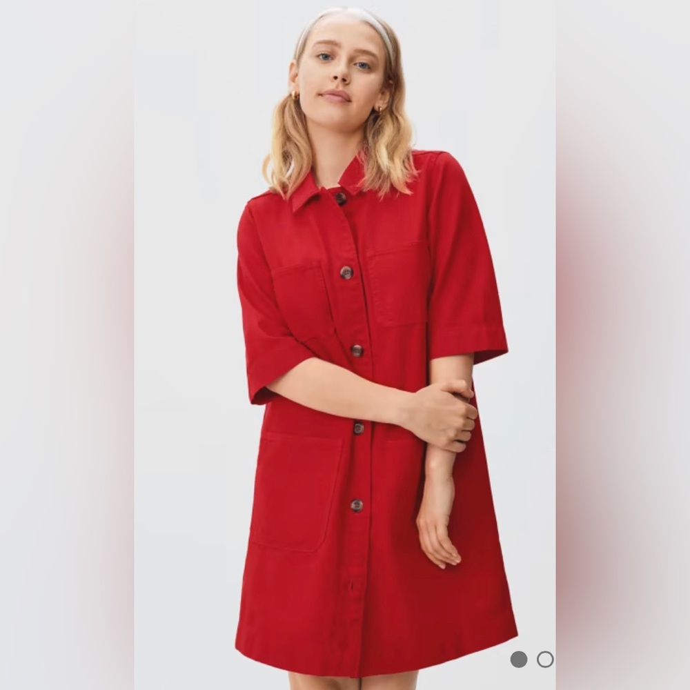 Everlane Chore Mini Dress - size 12